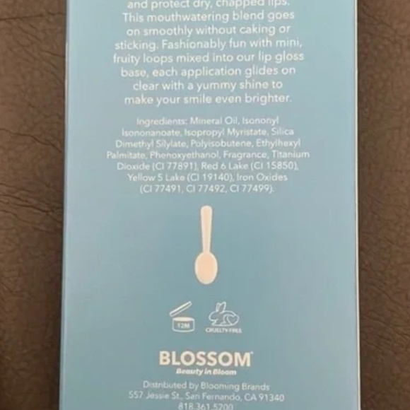 LOT of 2: OH SO FRUITY by Blossom Cereal Flavored Lip Balm Gloss 3mL NEW - Picture 2 of 3